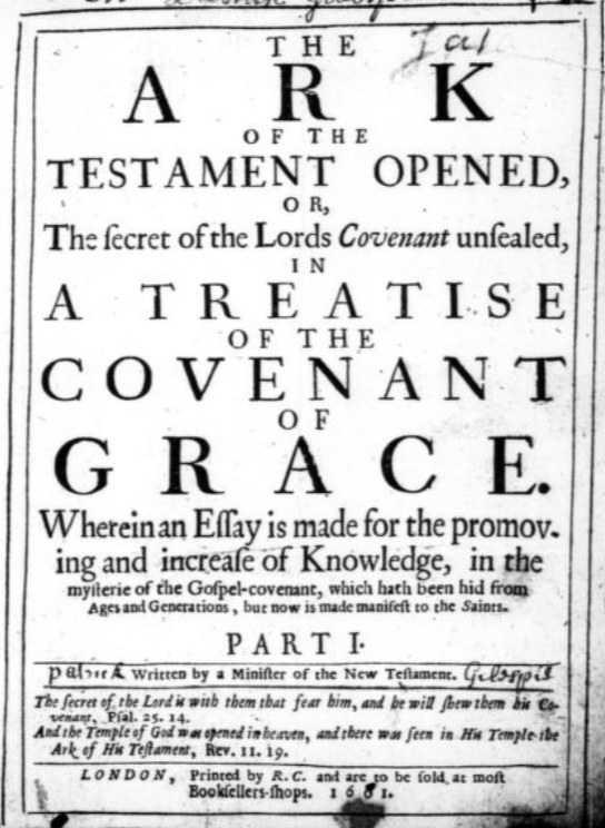 The Excellencies of the Knowledge of the Covenant of Grace